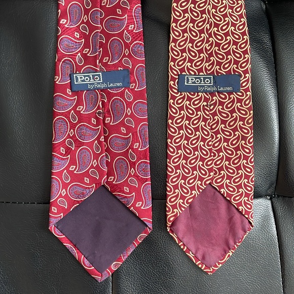 Vintage Polo Ralph Lauren Ties all Silk made in USA - Picture 2 of 8